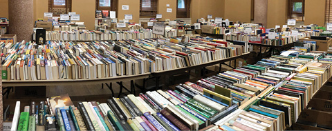 St. Mike’s Book Sale in Carr Hall.